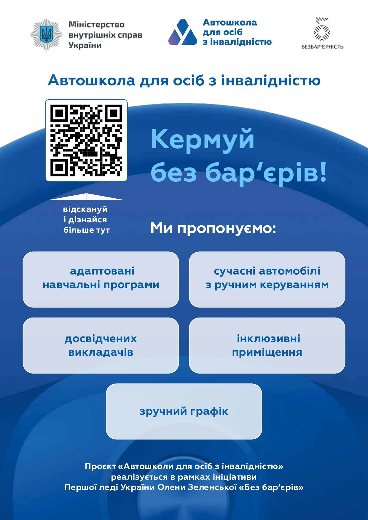 Інформаційна довідка про  автошколи для осіб з інвалідністю